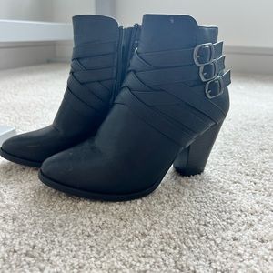 heeled booties